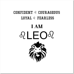 Leo horoscope 01 Posters and Art